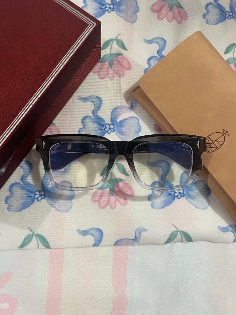 Jacques Marie Mage Grey Gradient Sunglasses